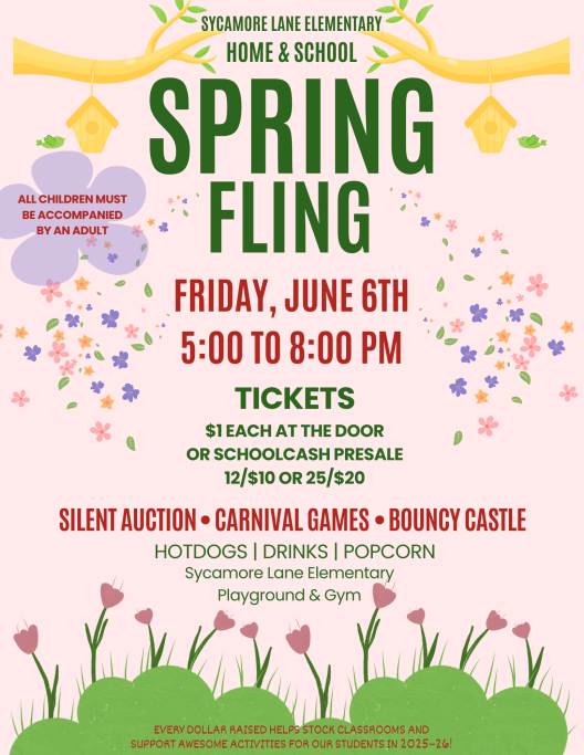 Spring Fling Flyer