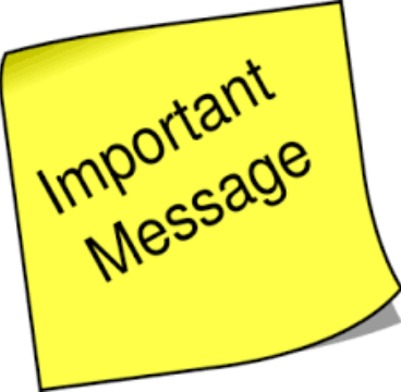 Important Message