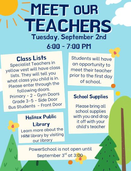 Meet the Teacher & Curriculum Night