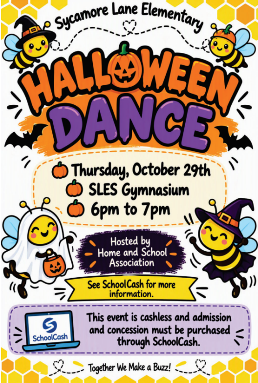 H.S.A. Halloween Dance Poster
