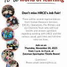 HRCE Job Fair Poster