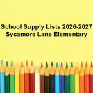 School Supply Lists 2026-2027